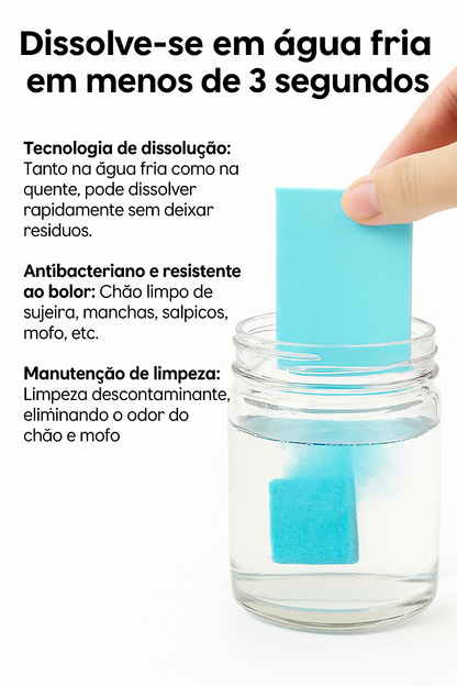 DeepClean - Embalagem de 120 pastilhas concentradas (120 dias de limpeza sem produtos líquidos dispendiosos)